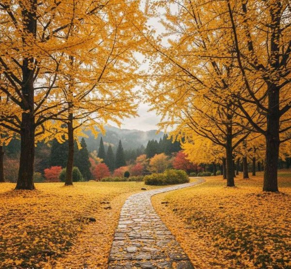同花配资 “满地翻黄银杏叶，忽惊天地告成功”